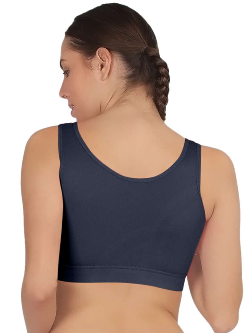 women solid full coverage sports bra - 21502824 -  Standard Image - 2