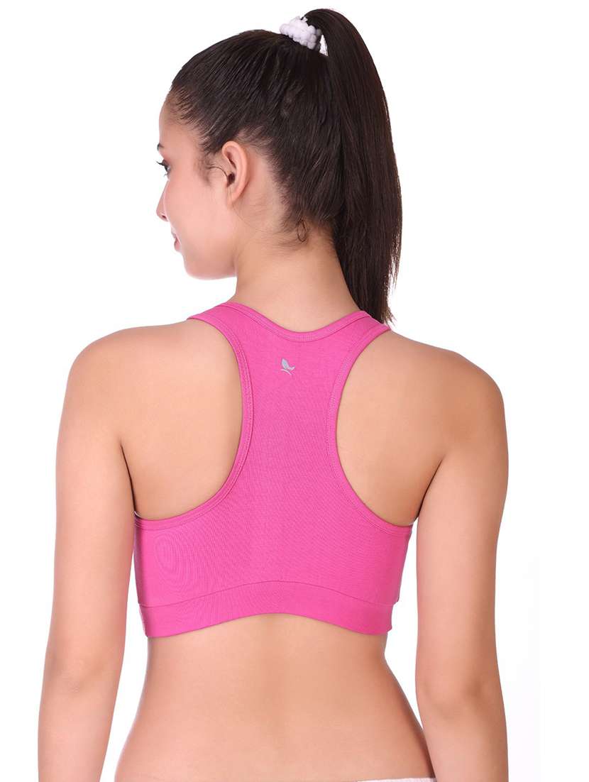 women solid full coverage sports bra - 21502848 -  Standard Image - 2