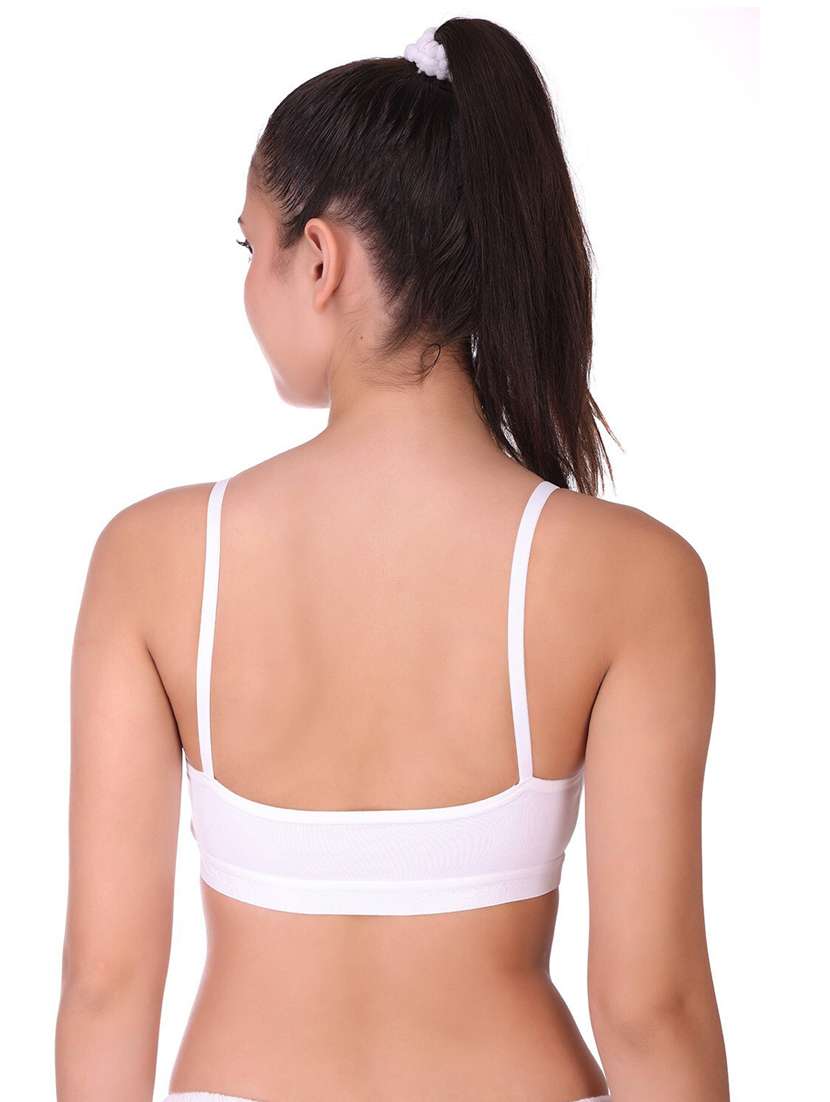 women solid full coverage sports bra - 21502878 - Standard Image - 2
