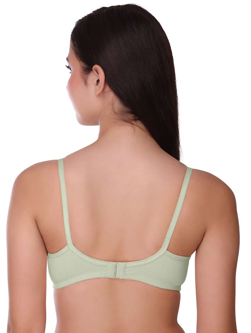 women solid cotton regular bra - 21502903 - Standard Image - 2