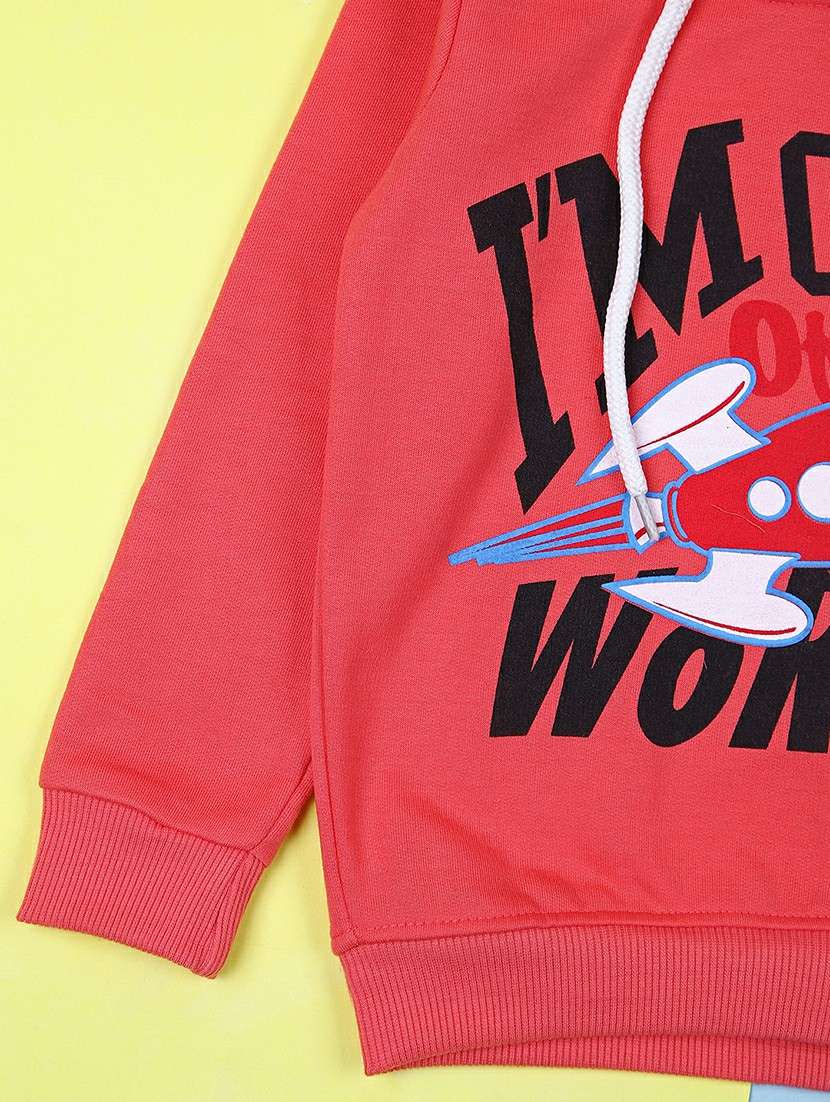 boys front print long sleeve sweatshirt - 21503390 -  Standard Image - 2