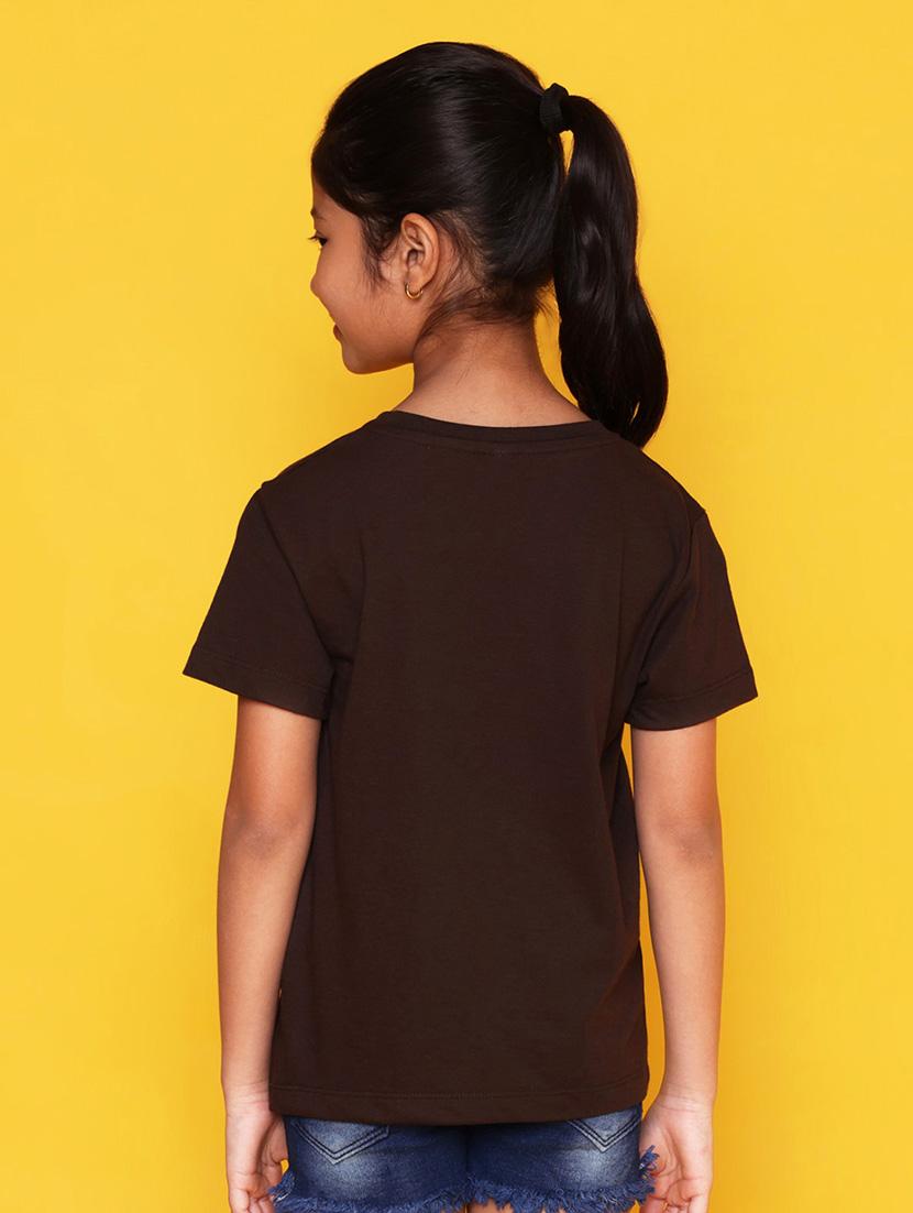 girls cute character printed round neck tee - 21503899 - Standard Image - 2