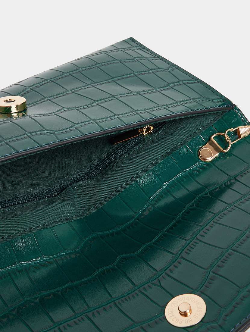 women teal pu sling bag - 21503958 -  Standard Image - 2