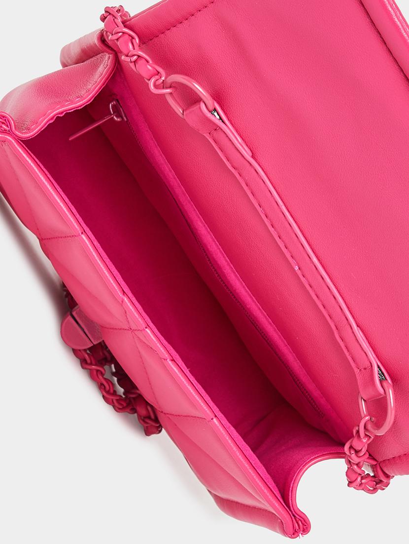 women pink pu sling bag - 21503960 - Standard Image - 2
