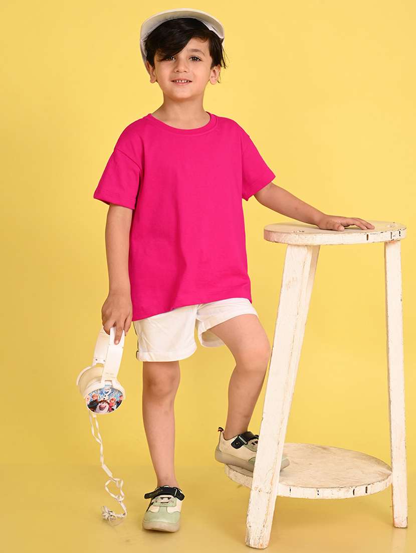 boys back print round neck t-shirt - 21504259 - Standard Image - 2