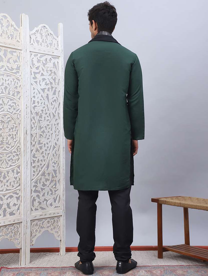 men embroidered kurta bottom with dupatta - 21505410 -  Standard Image - 2