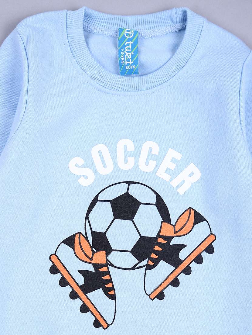 boys front print long sleeve sweatshirt - 21505486 -  Standard Image - 2