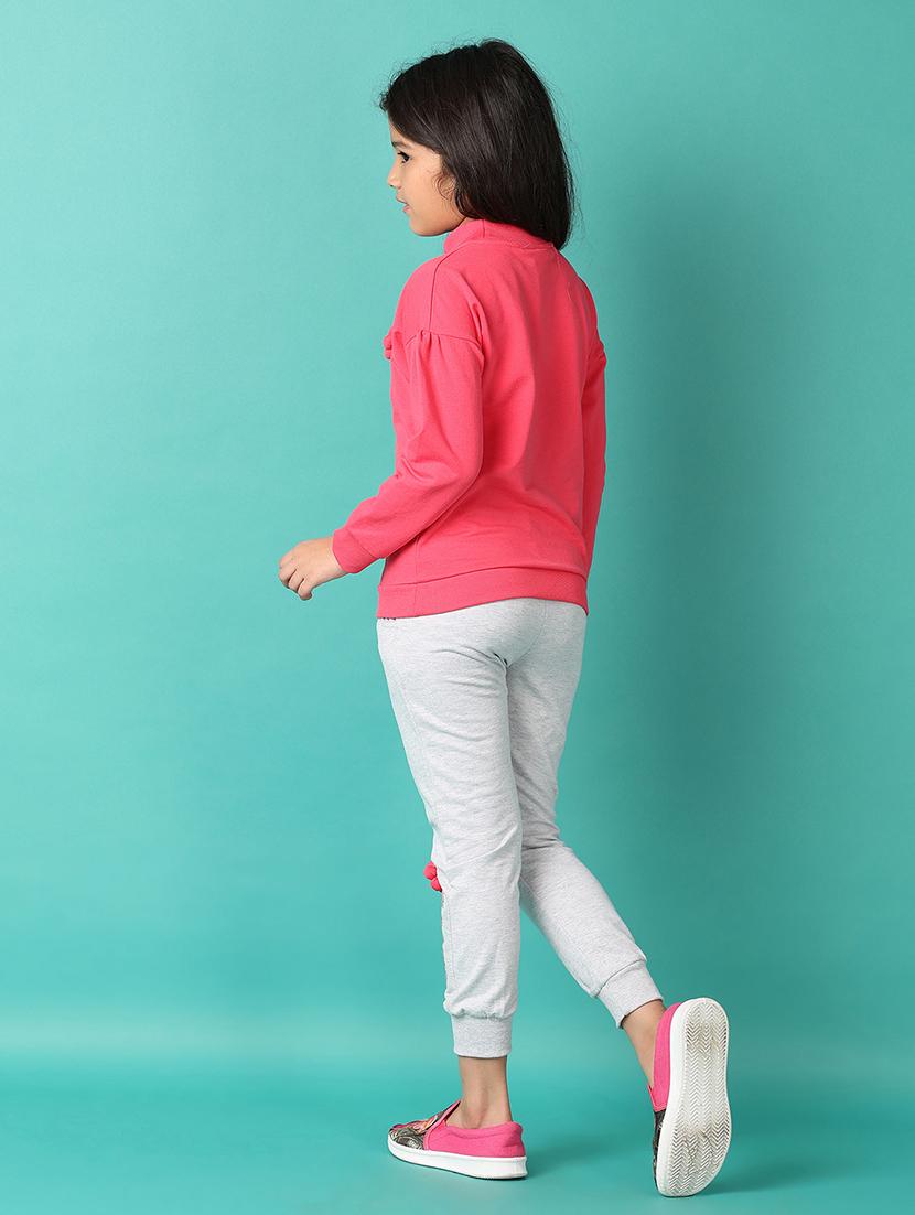 girls printed casual wear full length set - 21505506 - Standard Image - 2