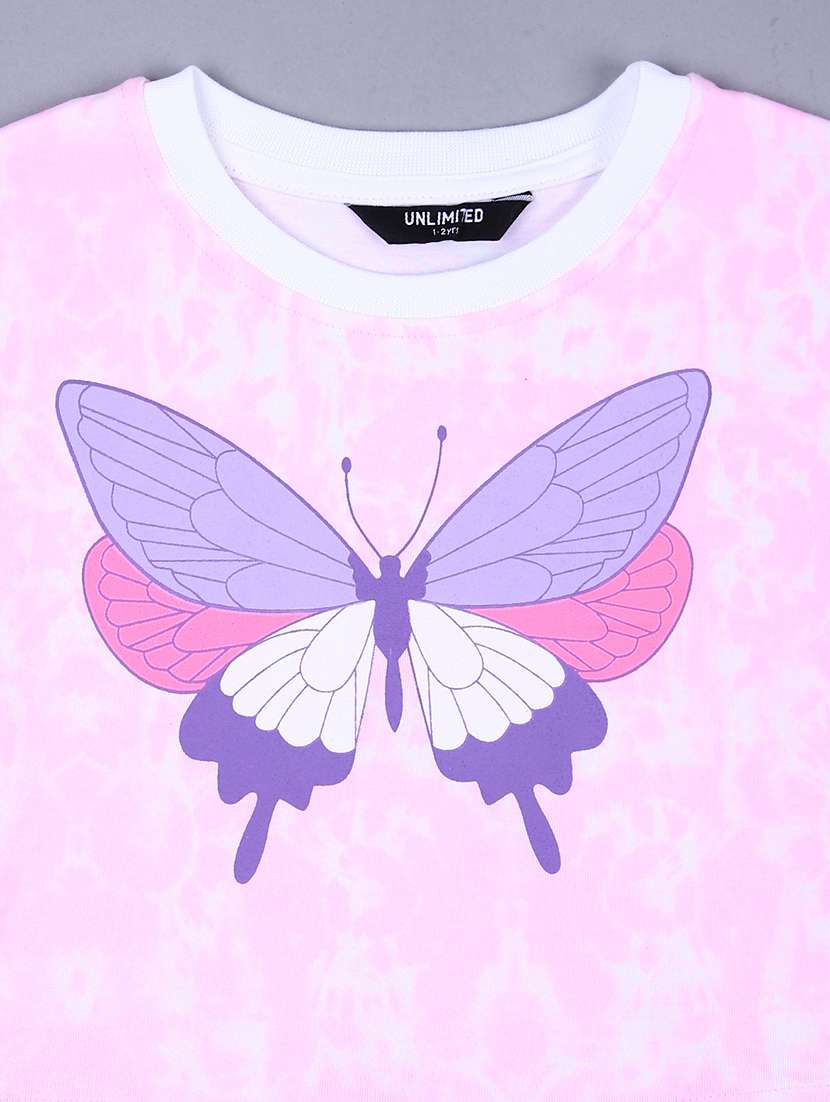 girls printed shorts twin set - 21505563 -  Standard Image - 2