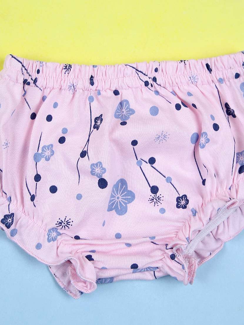 girls printed dungarees twin set - 21505593 -  Standard Image - 2