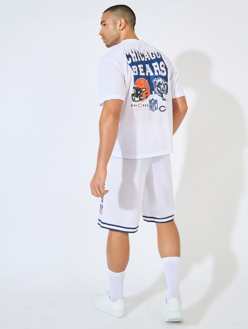 men typographic print t-shirt and short co-ord set - 21505964 - Standard Image - 2