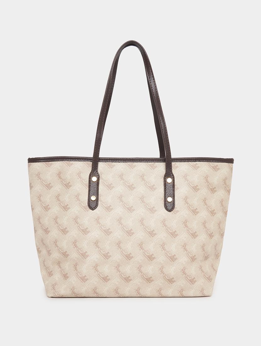 women beige printed handbag - 21505972 - Zoom Image - 0