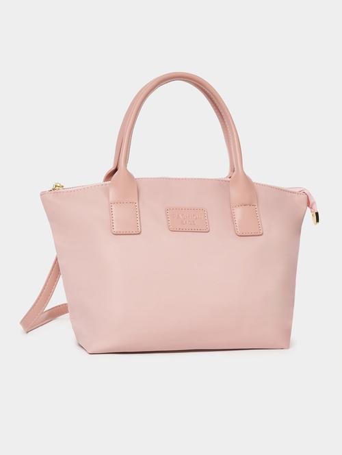 women pink solid handbag - 21505974 - Standard Image - 0