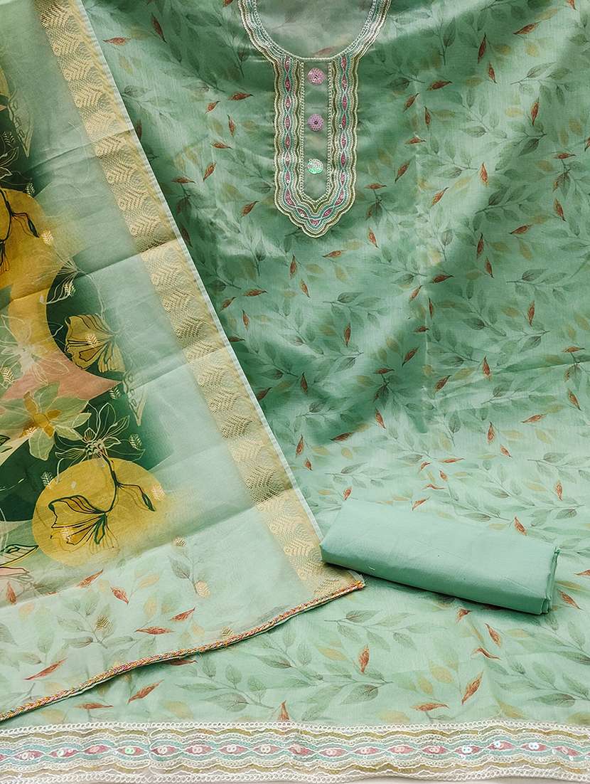 women embellished unstitched suit - 21506088 -  Standard Image - 2