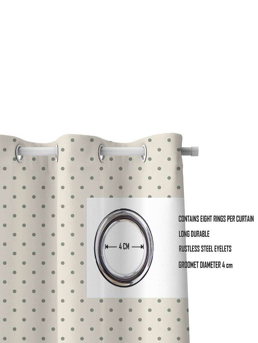 beige printed curtains - 21506132 -  Standard Image - 2