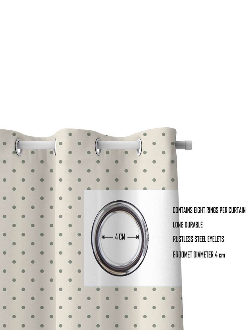 beige printed curtains - 21506134 -  Standard Image - 2