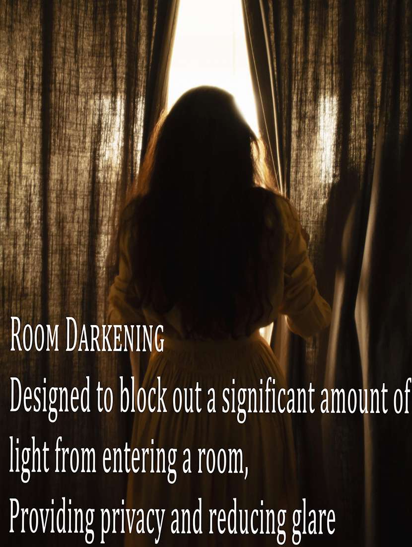 beige printed curtains - 21506148 -  Standard Image - 2