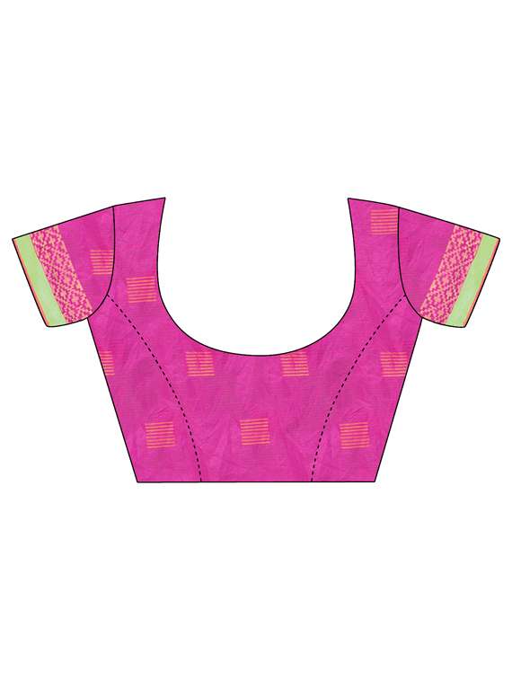 women self-designed kota doria saree with blouse - 21506414 - Standard Image - 2