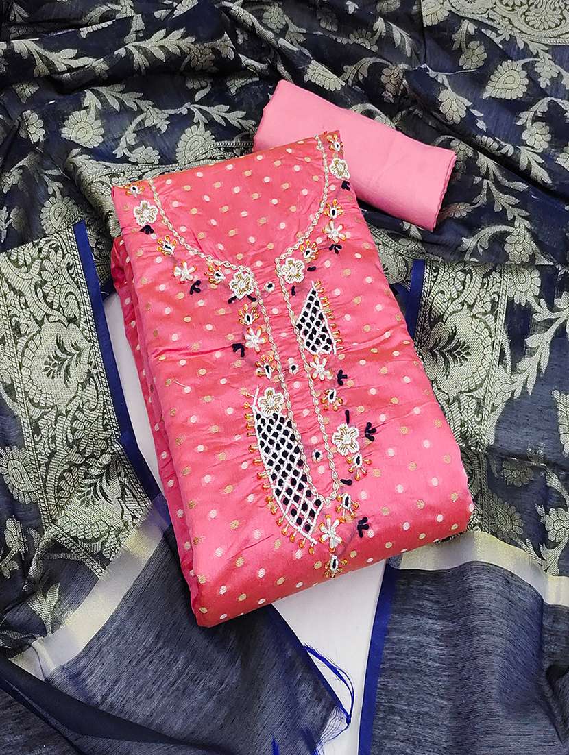 women embellished unstitched suit