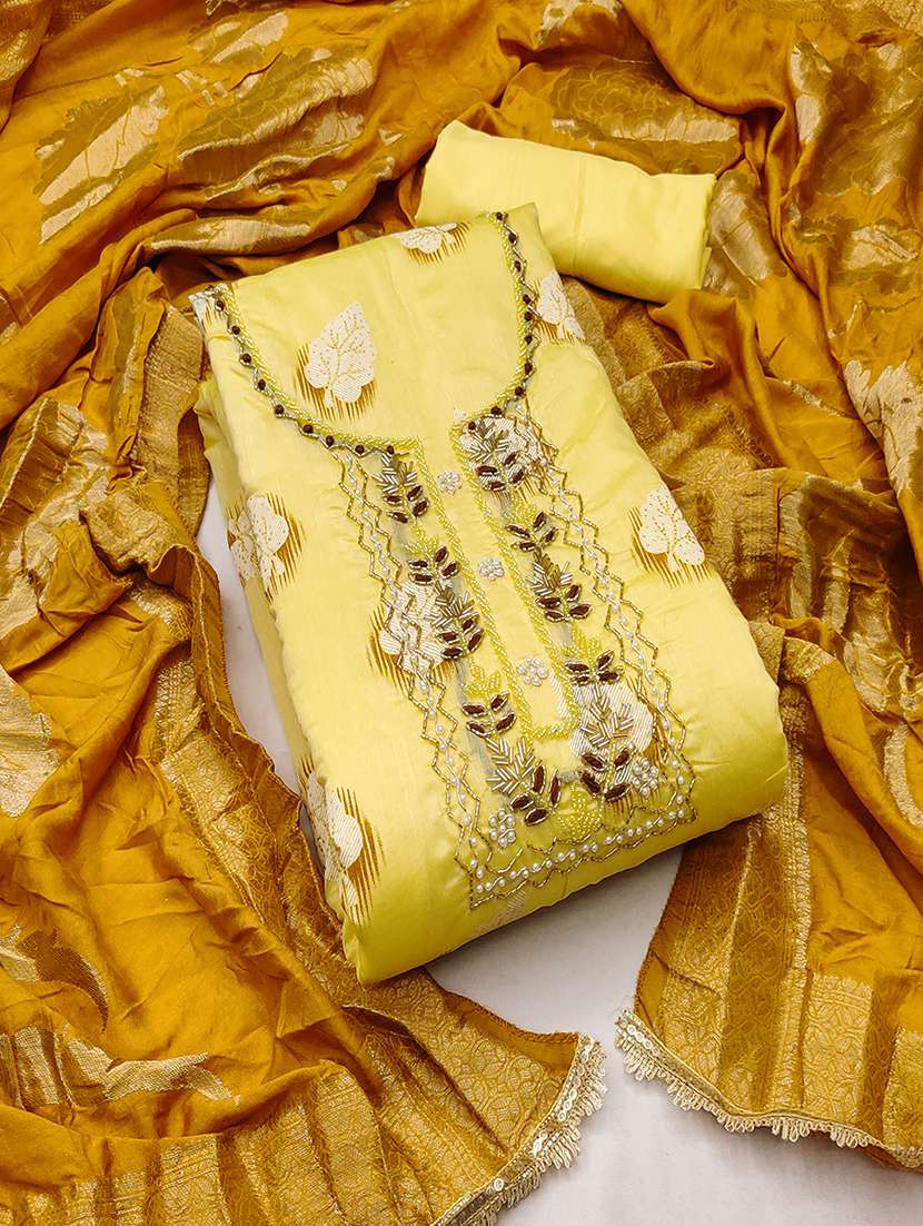 women embellished unstitched suit