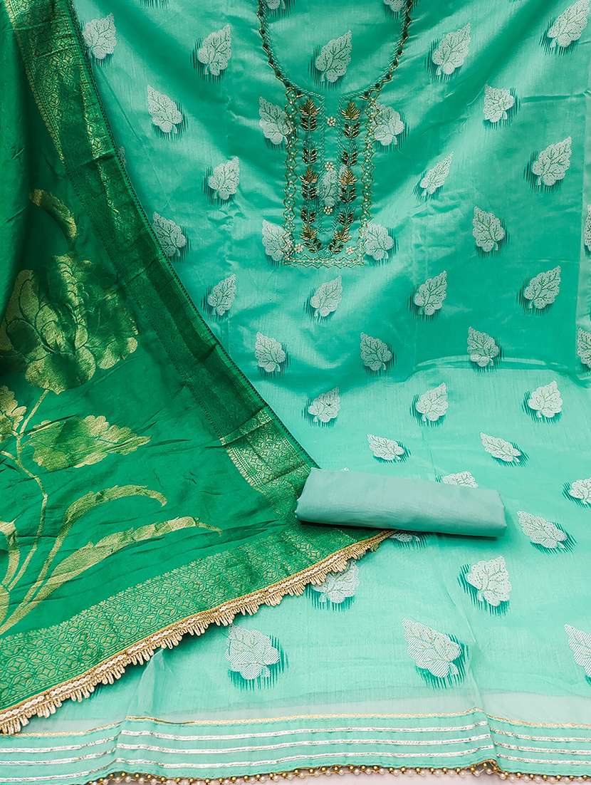 women embellished unstitched suit - 21506904 -  Standard Image - 2