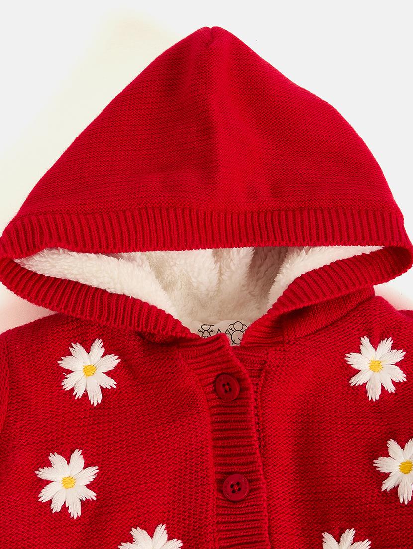 boys hooded self-designed sweater - 21507411 - Standard Image - 2