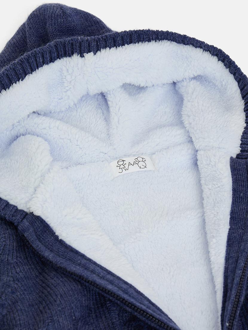 girls blue cotton sweater - 21507429 - Standard Image - 2