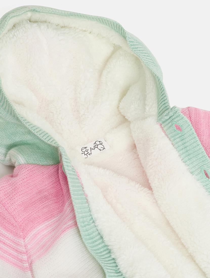 girls green cotton sweater - 21507471 - Standard Image - 2