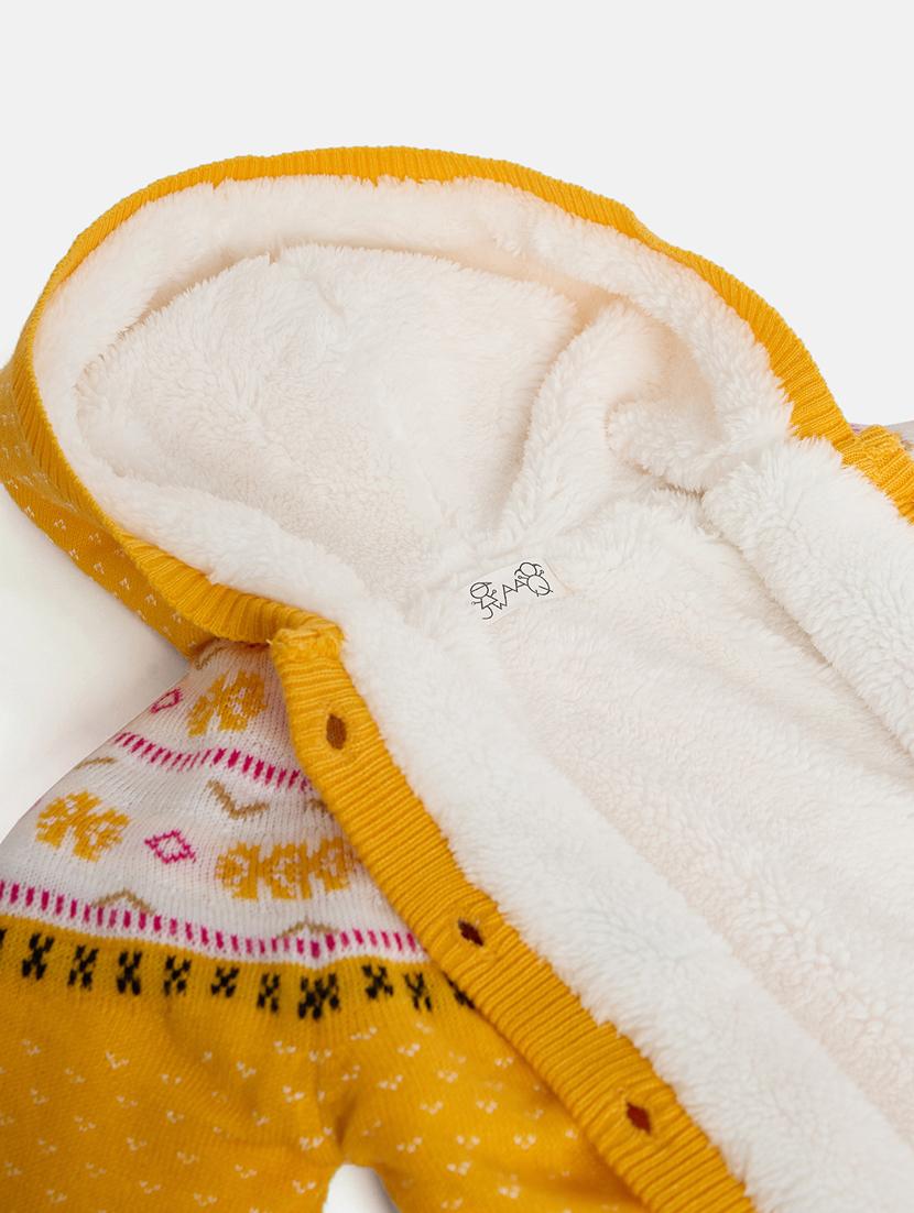 boys hooded self-designed sweater - 21507475 - Standard Image - 2