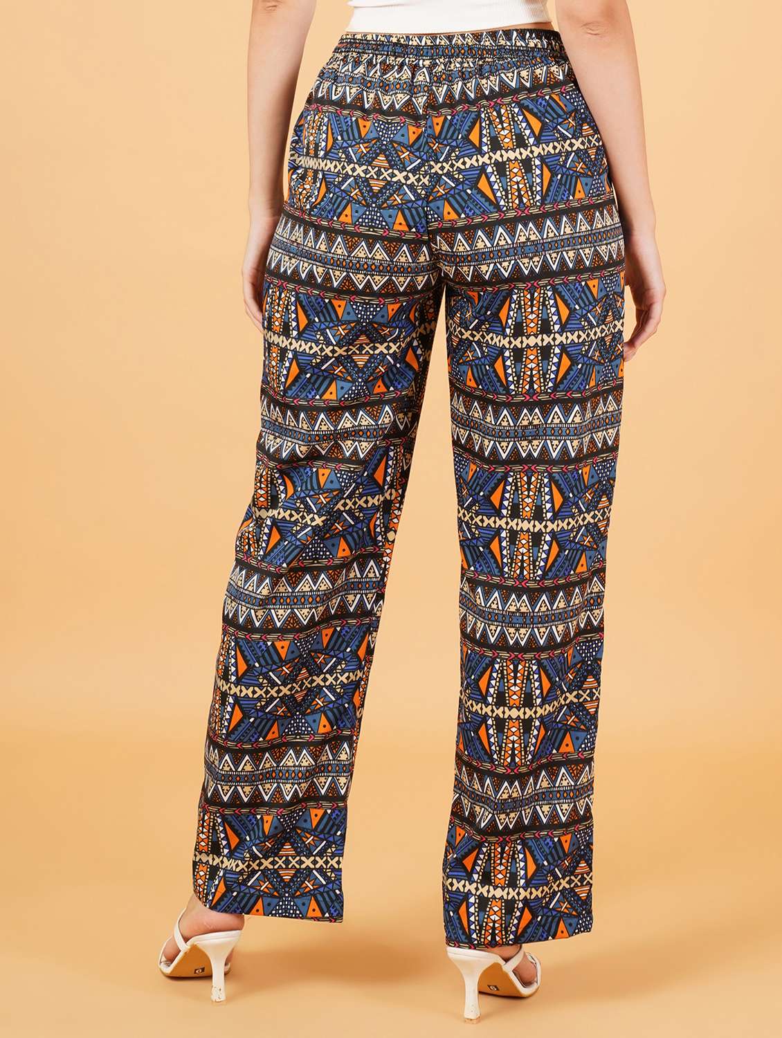 women ankle length printed palazzo - 21507613 -  Standard Image - 2