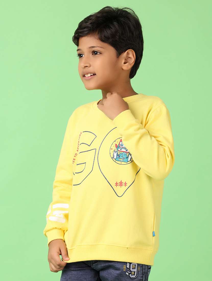 Boys Front Print Long Sleeve Sweatshirt - 21507659 -  Standard Image - 2