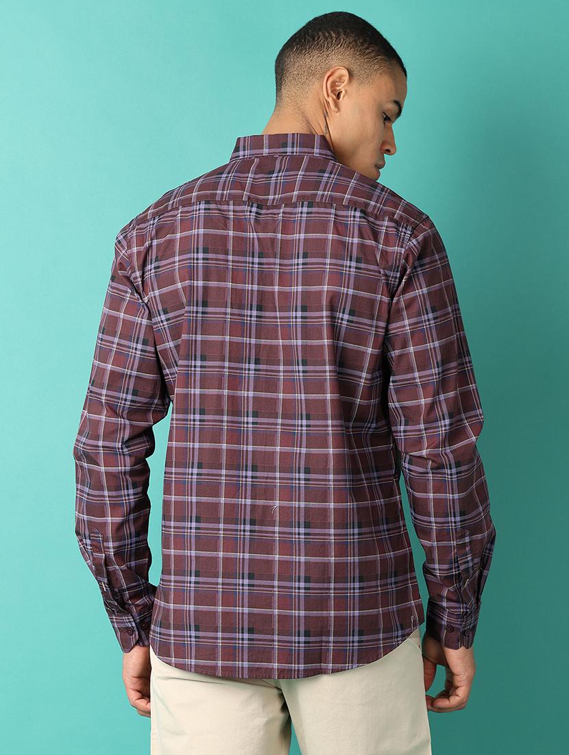 men collared checks casual shirt - 21508407 - Standard Image - 2