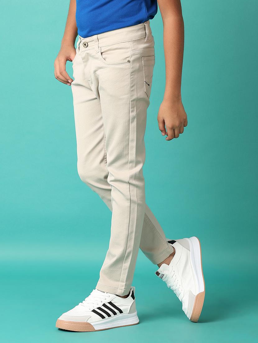 boys white plain jean - 21508447 - Standard Image - 2