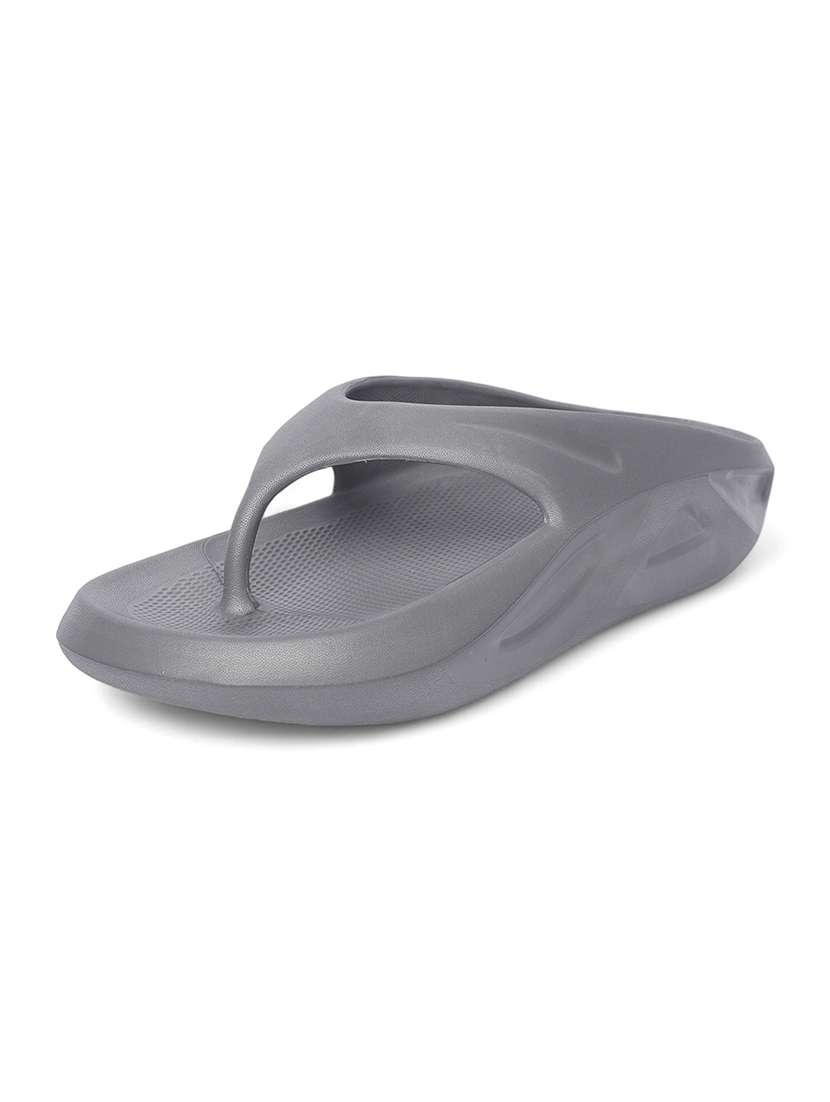 men grey slip on slippers - 21508844 -  Standard Image - 2