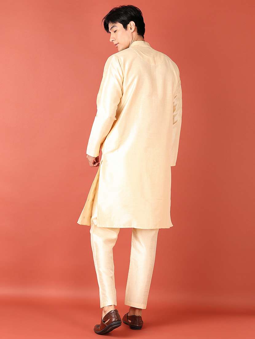 Men Sequin Work Kurta Pyjama Ethnic Wear Set - 21508980 -  Standard Image - 2