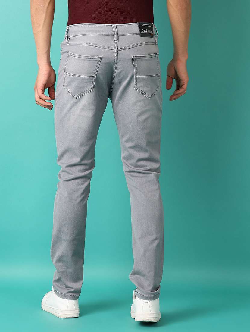men mid rise plain jeans - 21509093 -  Standard Image - 2