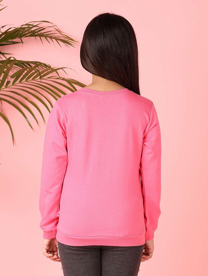 girls front print long sleeve tee - 21509469 -  Standard Image - 2