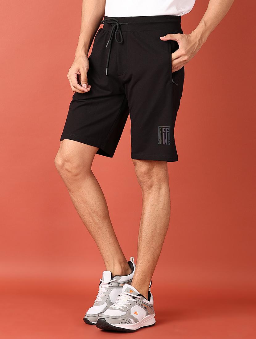 men mid rise solid shorts - 21510006 - Standard Image - 2