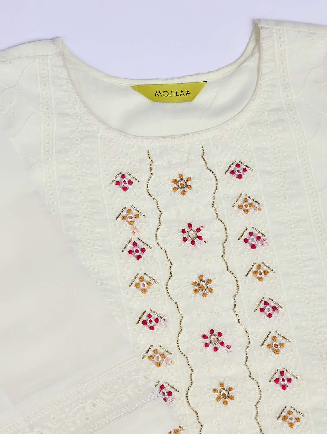 women three quarter sleeve kurta pant with dupatta set - 21510315 - Standard Image - 2