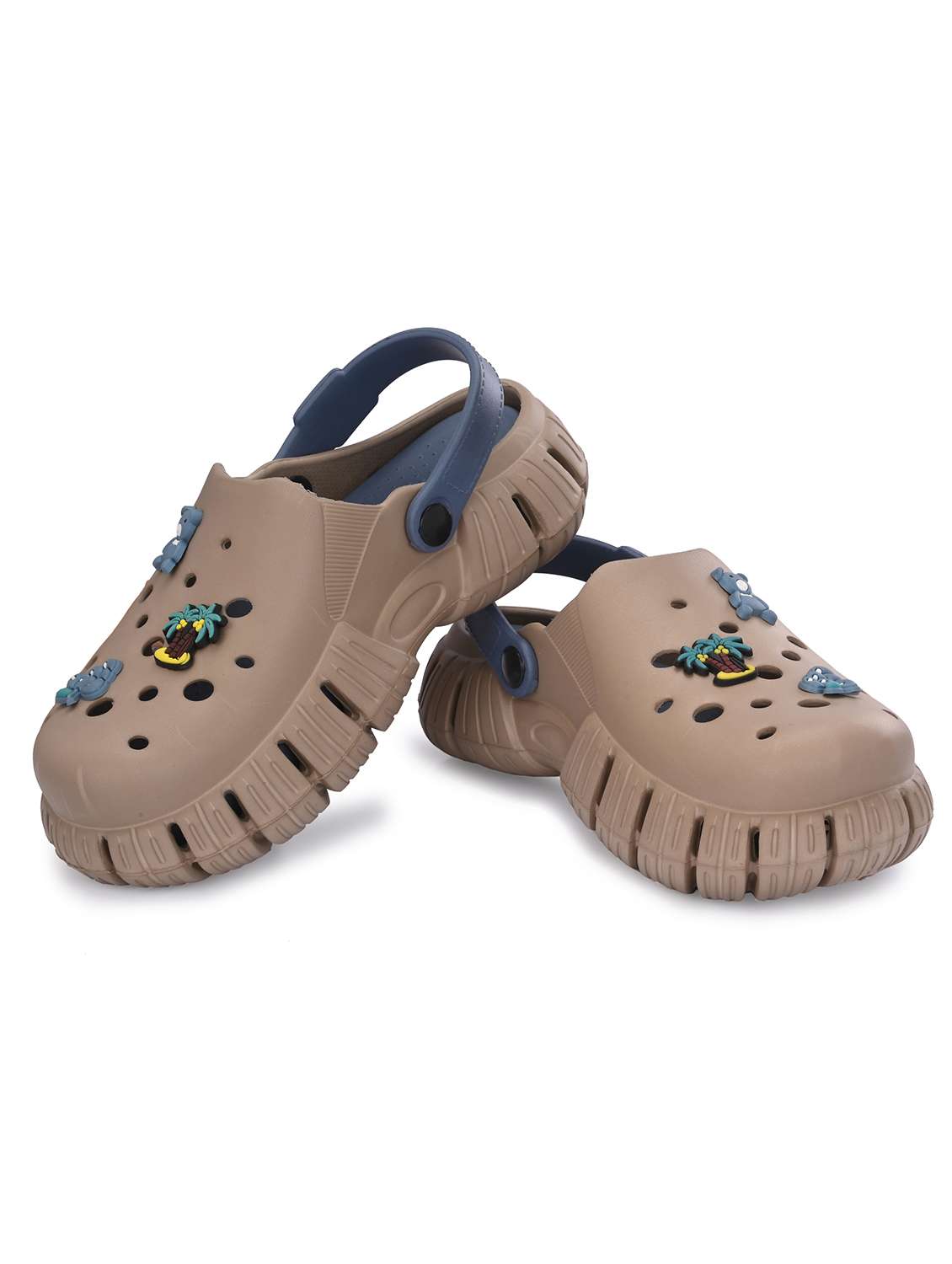 women brown clogs flip flop - 21510532 -  Standard Image - 2