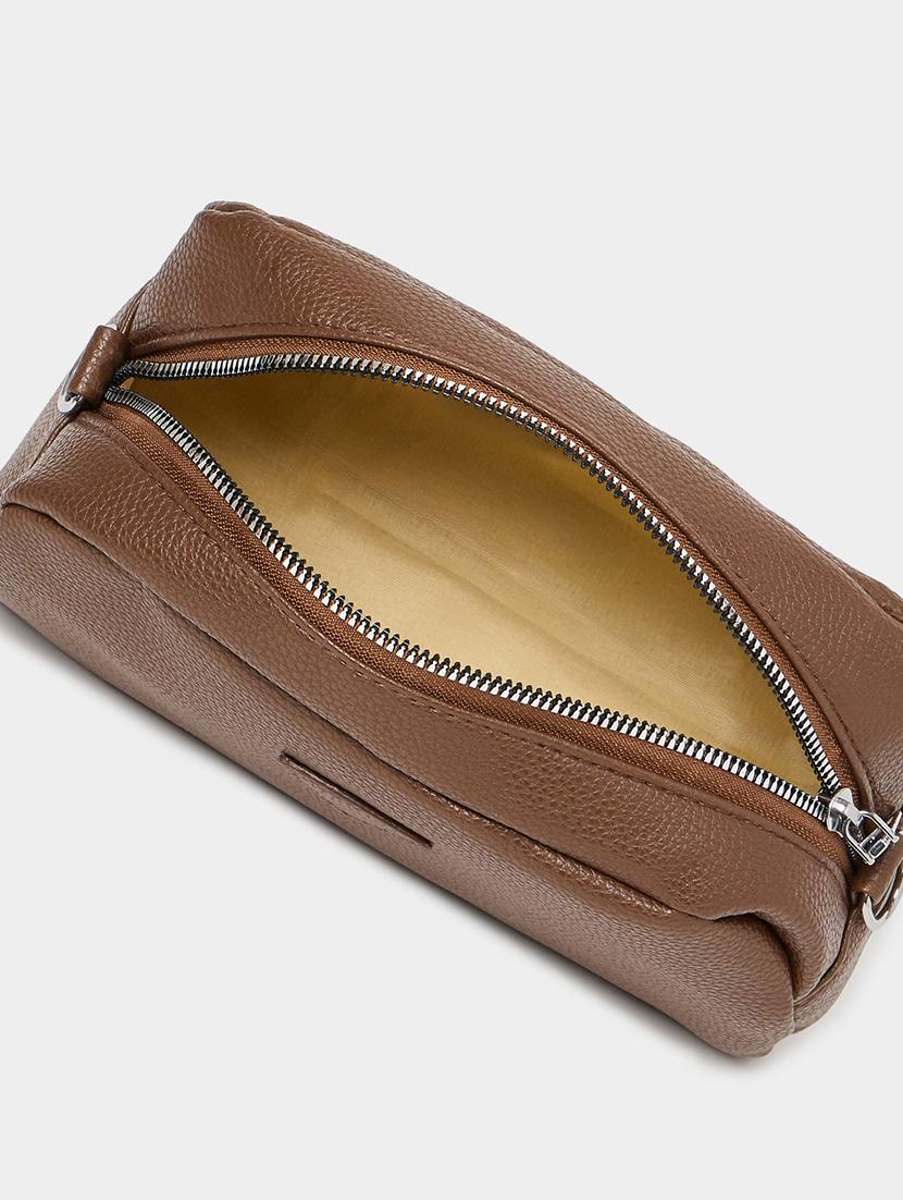 women brown solid handbag - 21510729 - Standard Image - 2