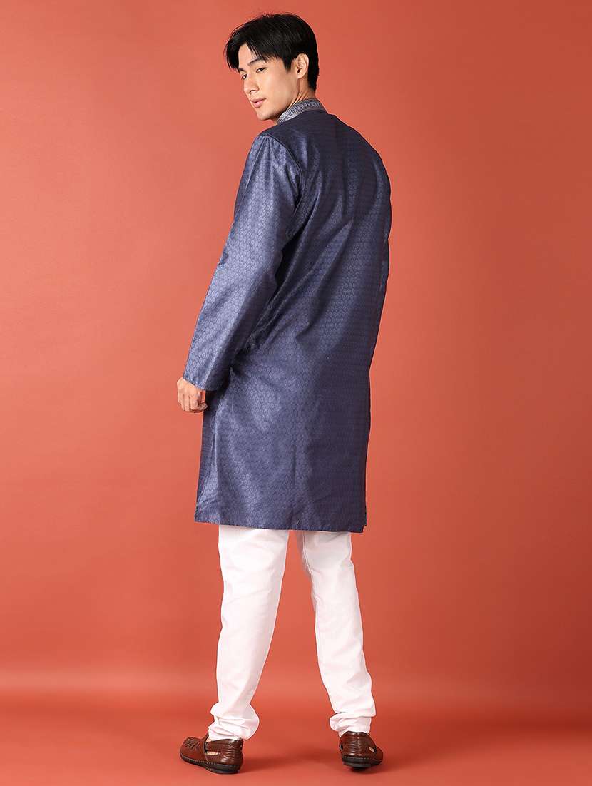men self design kurta churidar ethnic wear set - 21510817 -  Standard Image - 2