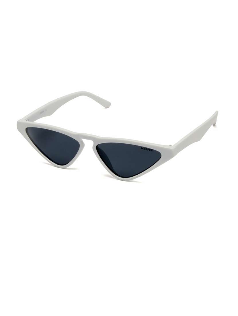 mespee eyewear |white cat eye full plastic |fashion essentials |branded latest & stylish sunglasses |unisex|medium |zn3507-c3
