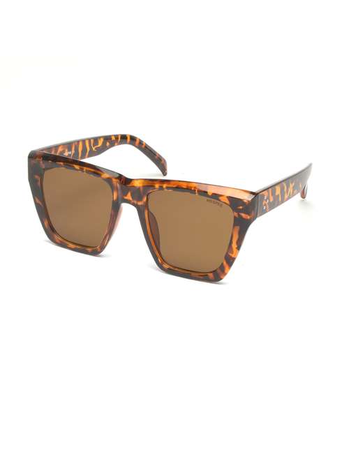 tortoise cat eye full plastic unisex sunglasses - 21511467 - Standard Image - 0