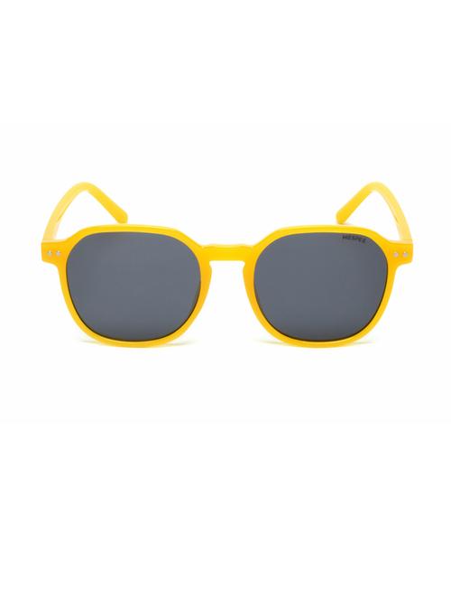 yellow oval full plastic unisex sunglasses - 21511472 -  Standard Image - 0