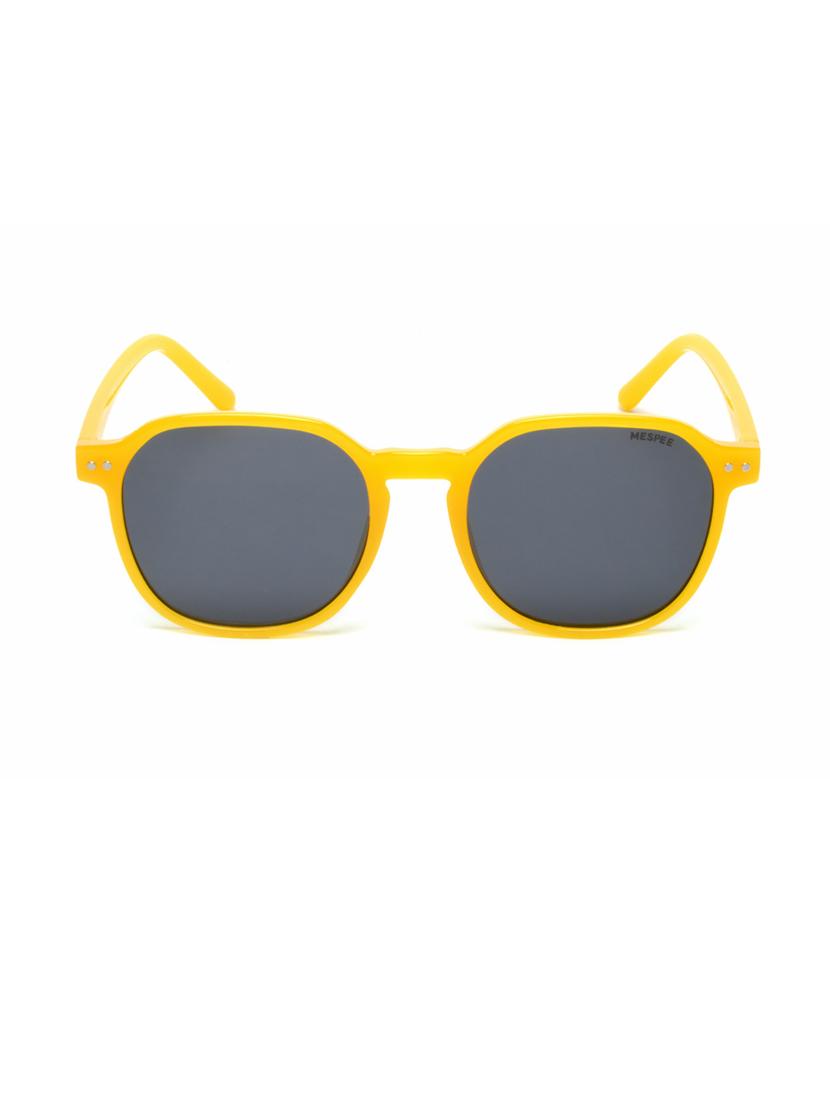 yellow oval full plastic unisex sunglasses - 21511472 -  Zoom Image - 0