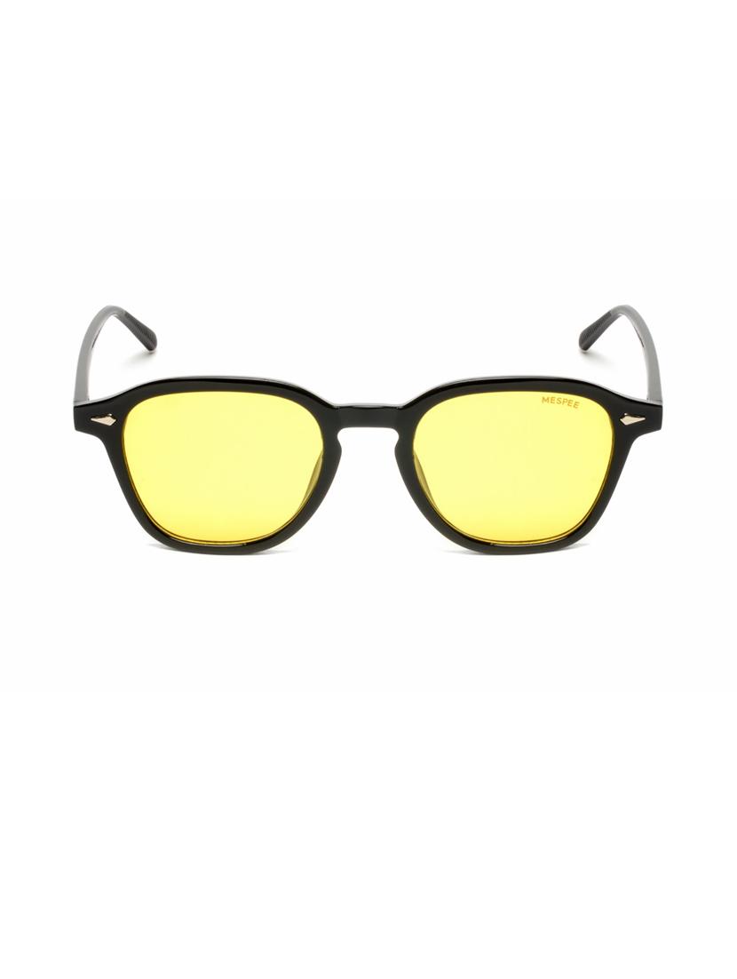 black yellow wayfarer full plastic unisex sunglasses - 21511502 - Zoom Image - 0