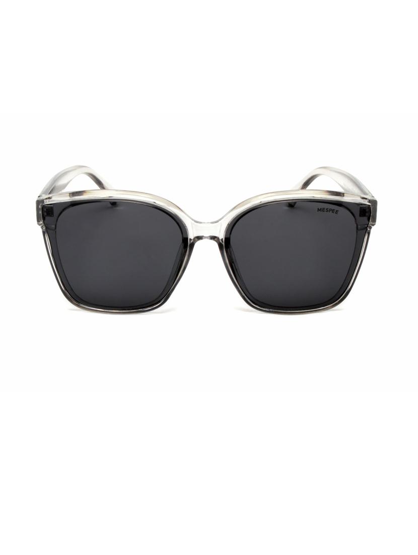 clear square full plastic unisex sunglasses - 21511506 -  Zoom Image - 0