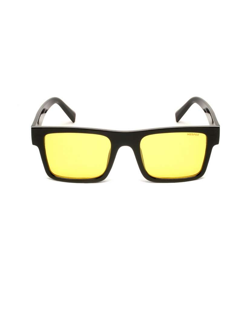 mespee eyewear|yellow rectangular full plastic|fashion essentials|branded latest & stylish sunglasses|unisex|large|zn3557-c5