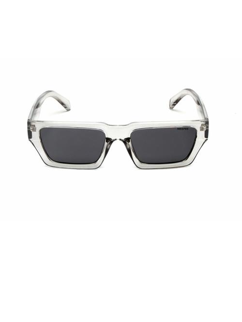 clear rectangular full plastic unisex sunglasses - 21511576 - Standard Image - 0